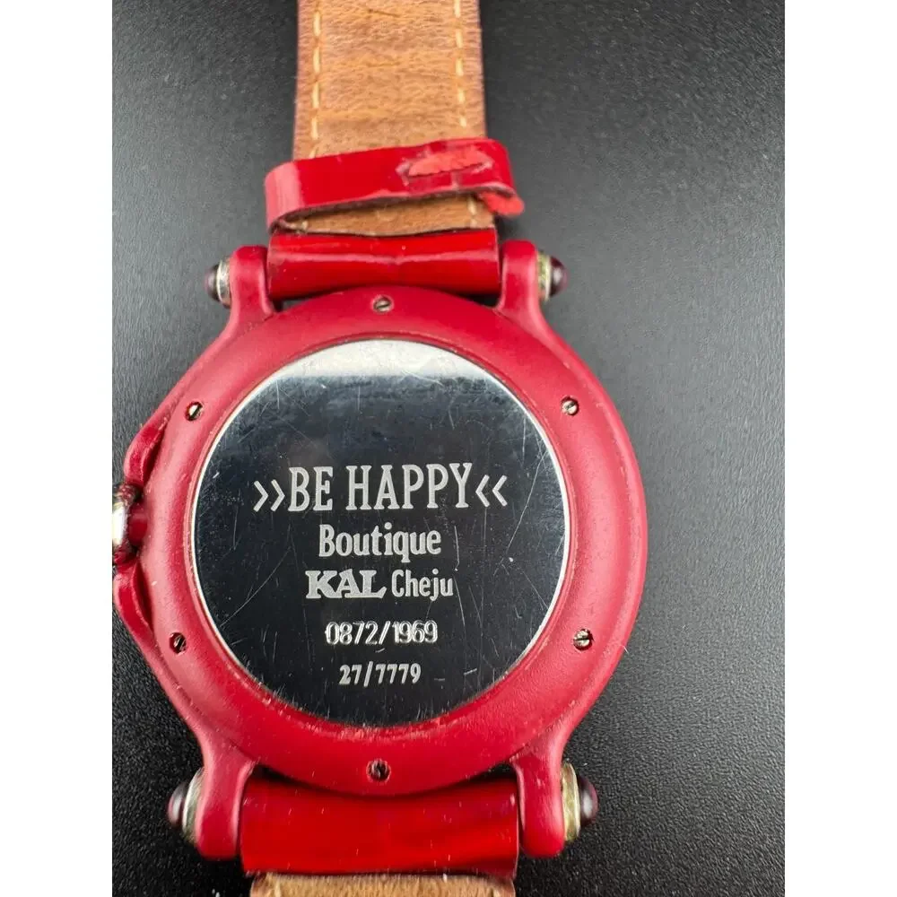 Chopard Be Happy 27/7779 Red Floating Diamond Watch